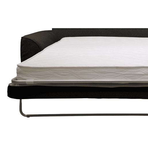 Sofá cama de 3 lugares SAGA com abertura italiana cor preta