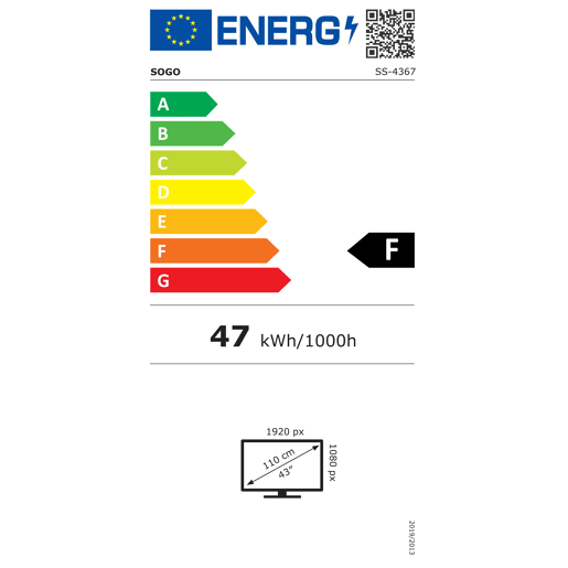 TV 43 polegadas SOGO TV-SS-4367 Smart TV Full HD
