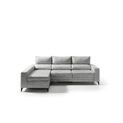 Chaise longue BLINK esquerda 4 lugares cinza claro