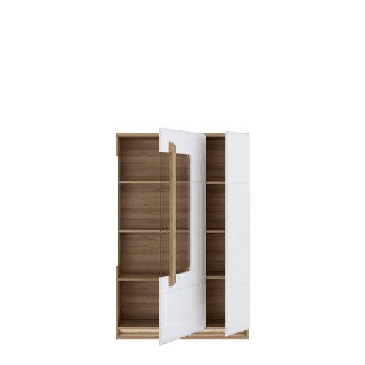Vitrine com porta de vidro MONTREAL branco Vitrine com porta de vidro MONTREAL branco