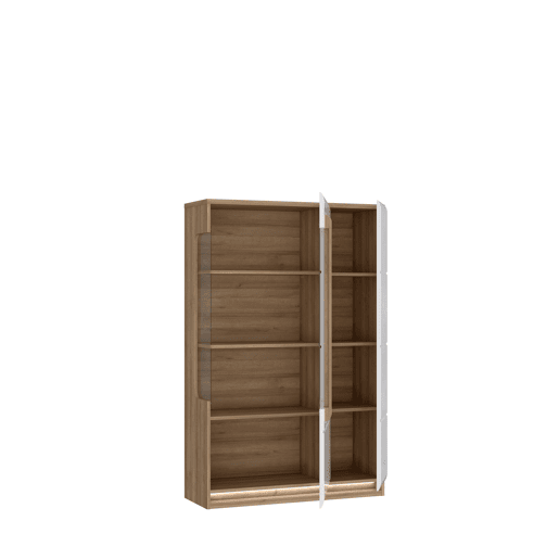 Vitrine com porta de vidro MONTREAL branco Vitrine com porta de vidro MONTREAL branco