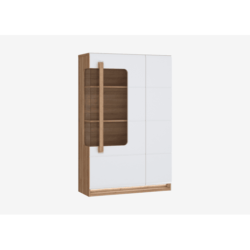 Vitrine com porta de vidro MONTREAL branco Vitrine com porta de vidro MONTREAL branco