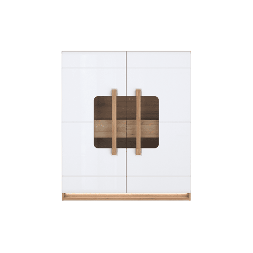 Vitrine com 2 portas de vidro MONTREAL branco Vitrine com 2 portas de vidro MONTREAL branco