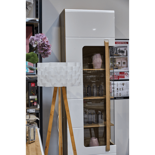 Vitrine alta com 1 porta MONTREAL branco Vitrine alta com 1 porta MONTREAL branco