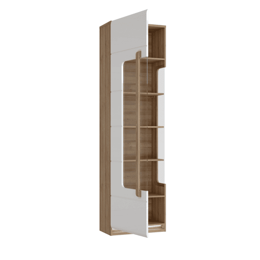 Vitrine alta com 1 porta MONTREAL branco Vitrine alta com 1 porta MONTREAL branco