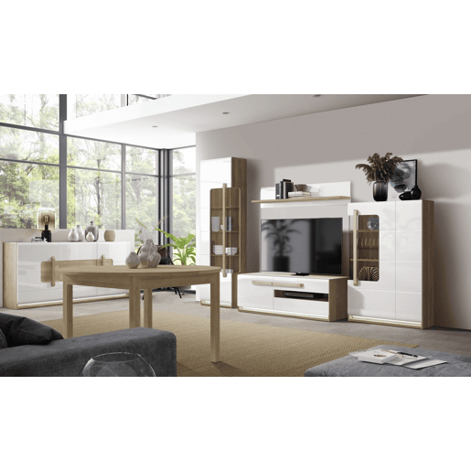 Vitrine alta com 1 porta MONTREAL branco Vitrine alta com 1 porta MONTREAL branco