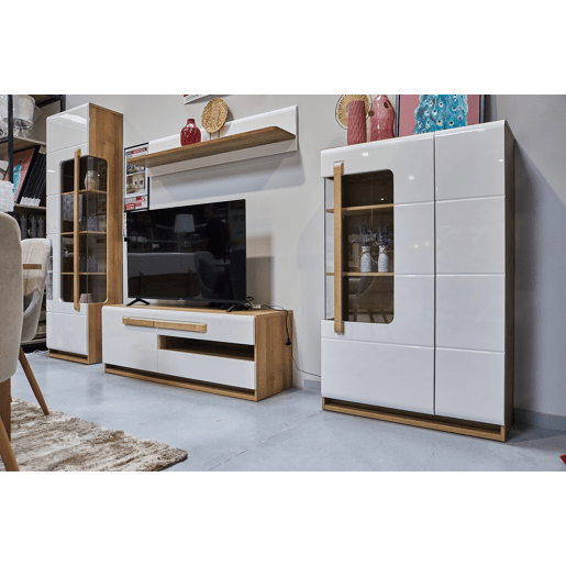 Vitrine alta com 1 porta MONTREAL branco Vitrine alta com 1 porta MONTREAL branco