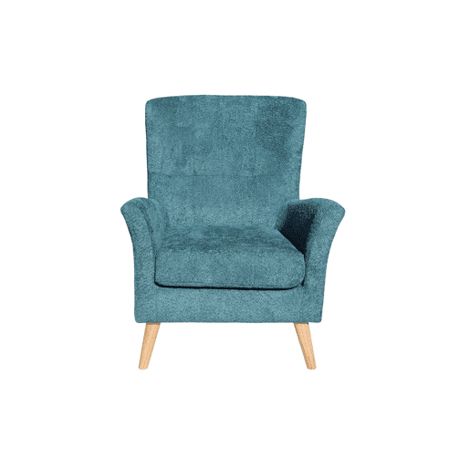 Poltrona decorativa cor verde LEONOR