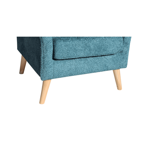 Poltrona decorativa cor verde LEONOR