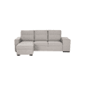Chaise longue com cama HARRISON reversível 3 lugares bege