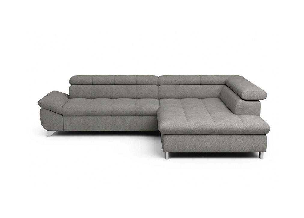 Rinconera con cama GEMINI lado derecho gris