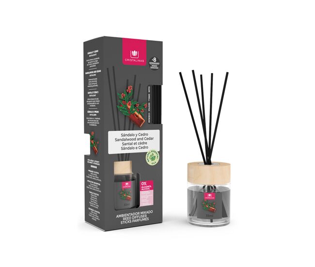 Ambientador mikado hogar sándalo y cedro 35ml