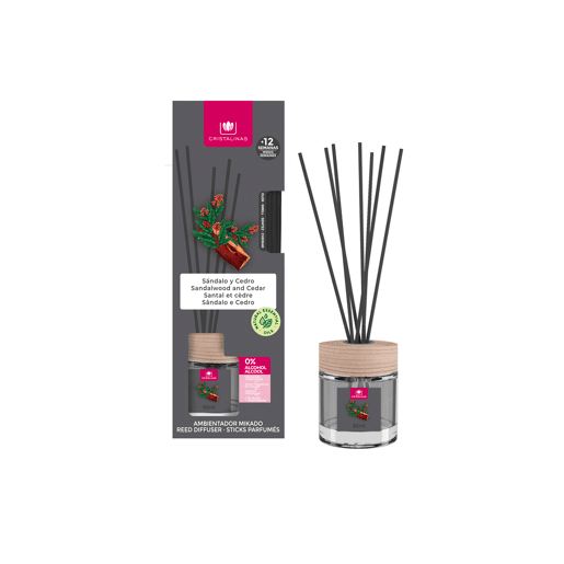 Ambientador para a casa mikado SÁNDALO e CEDRO 85ml