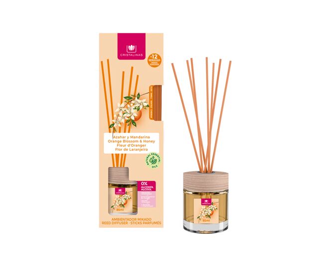 Ambientador mikado hogar azahar y mandarina 85ml