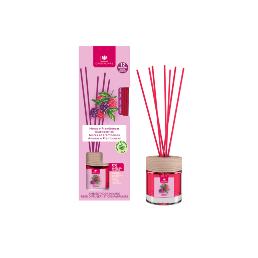 Ambientador para a casa mikado MORAS e FRAMBUES 85ml Ambientador para a casa mikado MORAS e FRAMBUES 85ml