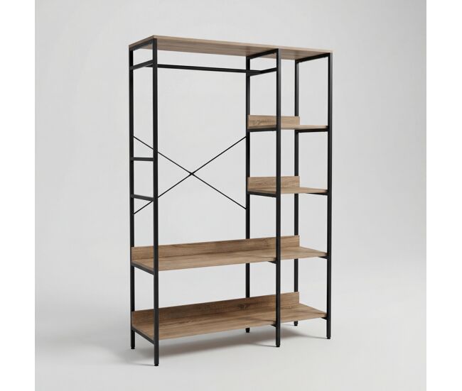 Armario harry metal y madera 180cm