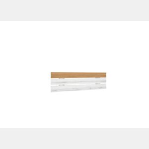 Cabeceira 160cm cor madeira e branco LUCCA