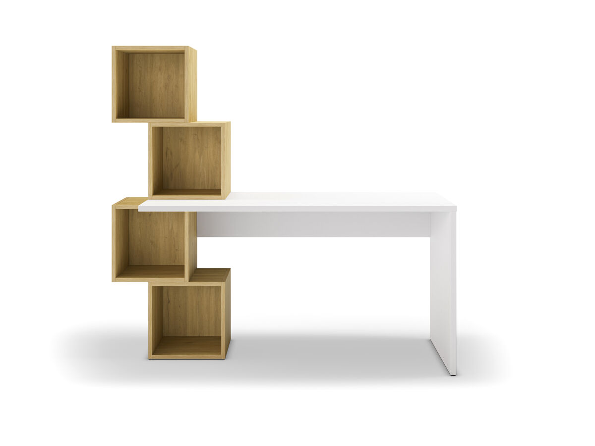 Mesa de escritorio con estanteria lateral BALANCE 4H