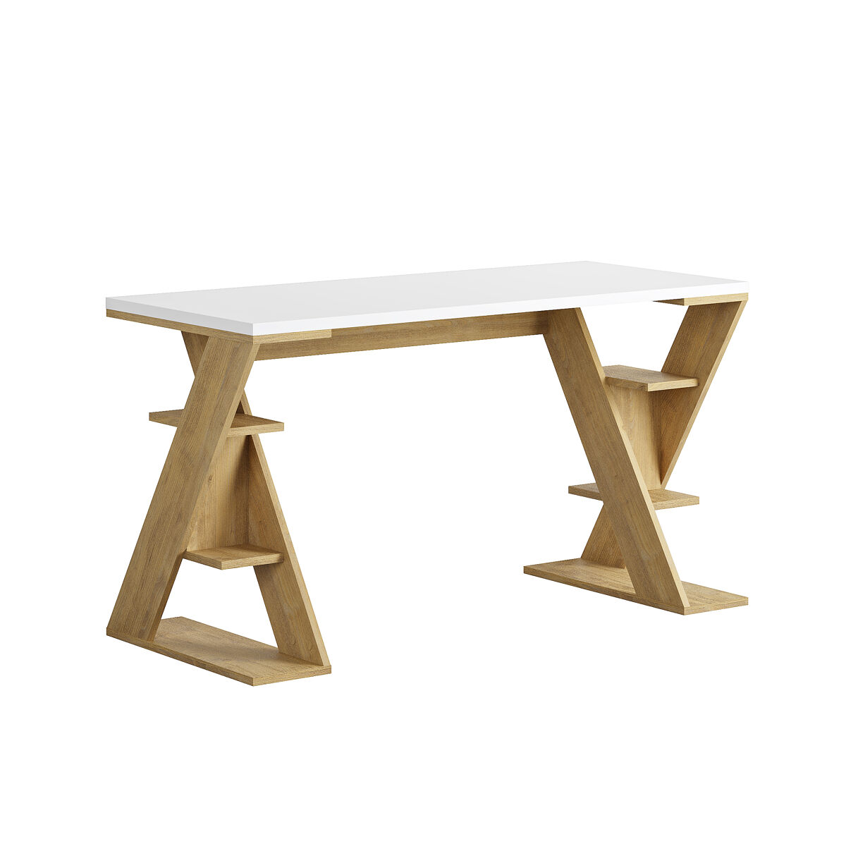 Mesa escritorio BUTTERFLY blanco