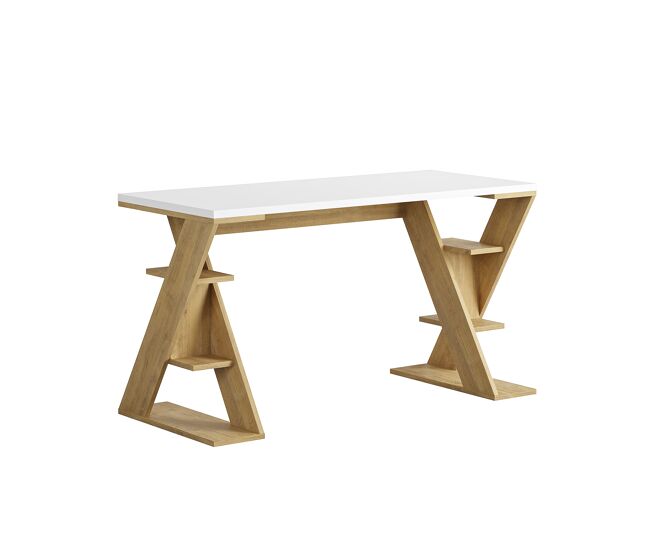 Mesa escritorio BUTTERFLY blanco