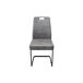 Silla KERSTIN tapizada en microfibra color gris Silla KERSTIN tapizada en microfibra color gris Gris