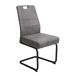 Silla KERSTIN tapizada en microfibra color gris Silla KERSTIN tapizada en microfibra color gris Gris