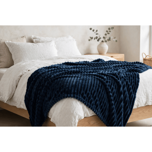 Manta TESSI 160x220cm cor azul Manta TESSI 160x220cm cor azul