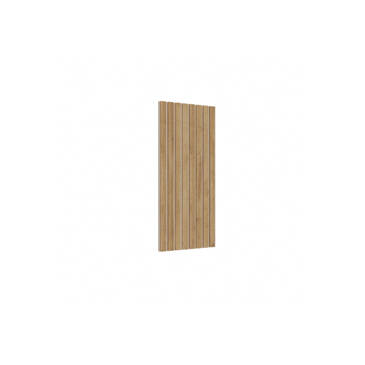 Painel de madeira LANDRU cor de carvalho 50x120cm