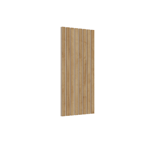 Painel de madeira LANDRU cor de carvalho 50x120cm