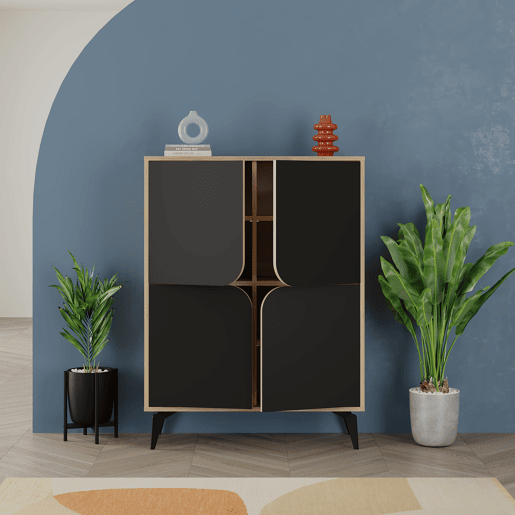 Móvel auxiliar NOLA com 4 portas