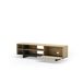 Mueble tv 1 puerta 4 huecos roble 160cm CEQUOIA Mueble tv 1 puerta 4 huecos roble 160cm CEQUOIA Madera