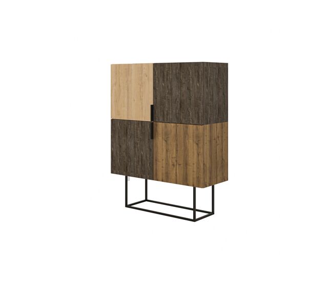Cómoda 4 puertas 3 colores TITAN