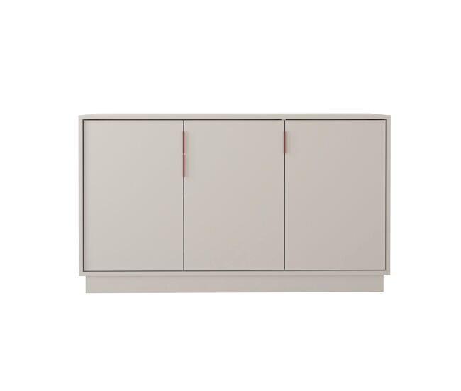 Aparador 140cm 3 puertas gris MUNAY