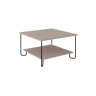 Mesa de centro TONKA quadrada taupe