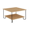 Mesa de centro quadrada carvalho TONKA