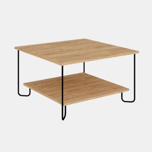 Mesa de centro quadrada carvalho TONKA