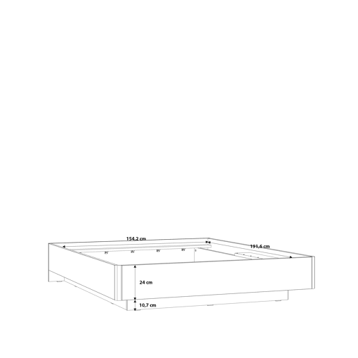 Cama BUGANVILLA 150x190cm con LED