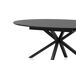 Mesa de comedor oval color negro EMILY Mesa de comedor oval color negro EMILY Negro