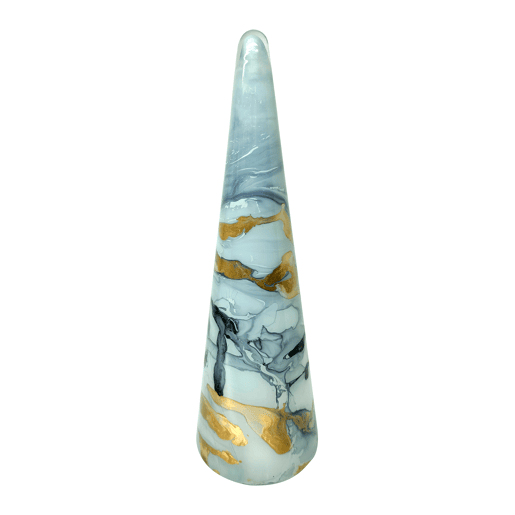 Figura Led cone BUNDI dourado marca ECOANYA Figura Led cone BUNDI dourado marca ECOANYA