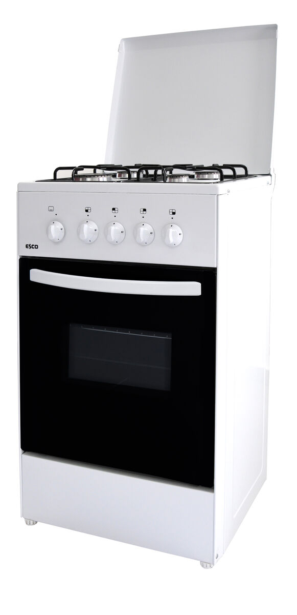 Cocina de gas 4 zonas color blanca kympo ck50001