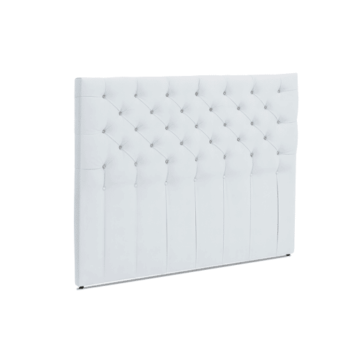 Cabeceira 180X120cm semipele branca VITORIA MOLAFLEX