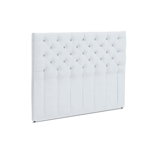 Cabeceira 300X120cm semipele branca VITORIA MOLAFLEX