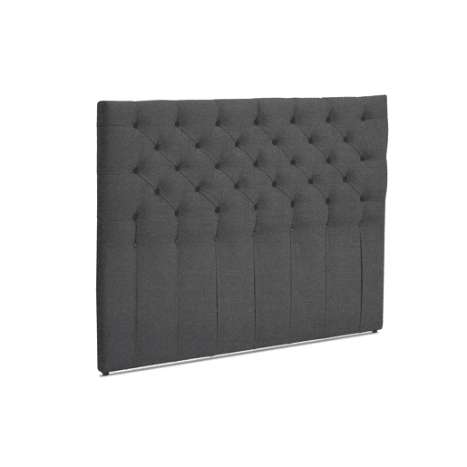 Cabeceira 100X120cm tecido rustic cinza escuro VITORIA MOLAFLEX
