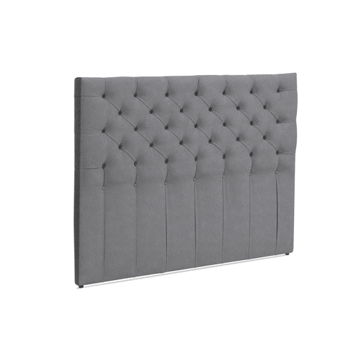 Cabeceira 180x120cm velvet cinza VITORIA MOLAFLEX