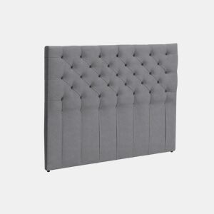 Cabeceira 180x120cm velvet cinza VITORIA MOLAFLEX