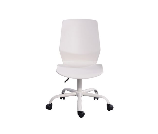Silla de escritorio luccas blanca - conforama