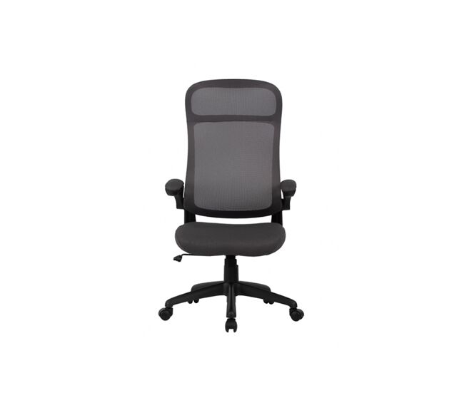 Silla de escritorio arona gris oscuro - conforama