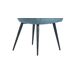 Silla de comedor RIZOS tapizada en tela Silla de comedor RIZOS tapizada en tela Azul