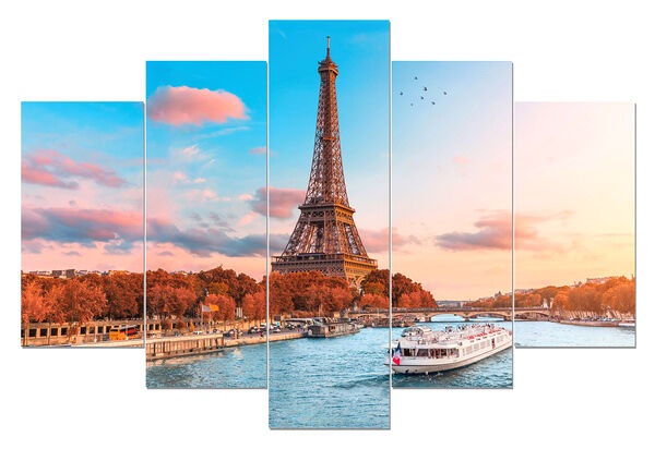 Canvas 5 piezas TORRE EIFFEL marca CONFORAMA