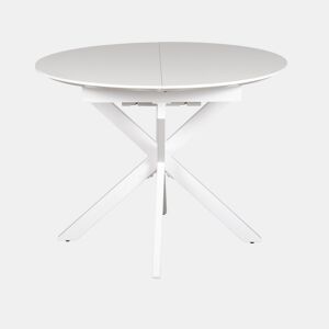 Mesa de cozinha extensível ELIPSE branca